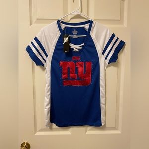 New York Giants Women's T Shirt Casual Blouse‎ S-medium NWT